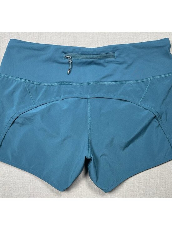 Lululemon Pants - Lululemon Run Times Athletic Lined Teal Blue Shorts Inseam 4" - Women Size 4